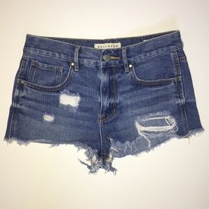 Pacsun distressed Bullhead High rise shorts